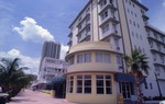 Building with Yellow Entrance