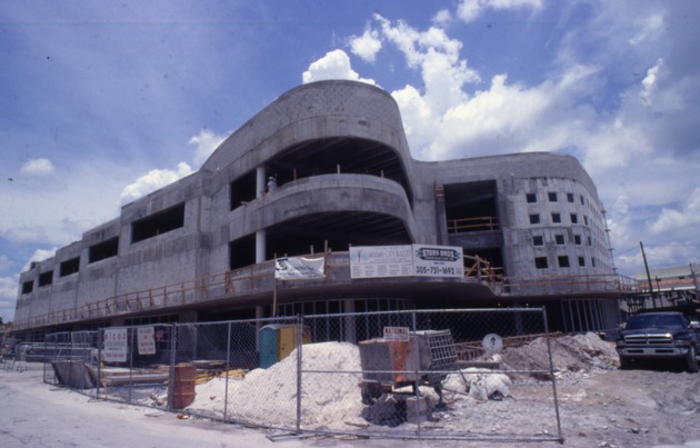Construction site on Miami Beach