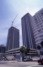 Blue and Green Diamonds on Collins Avenue