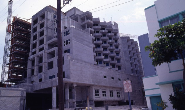 Construction south of 5th Street