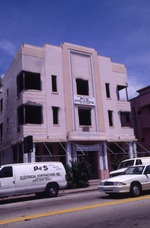 Building under renovation receiving electric repairs