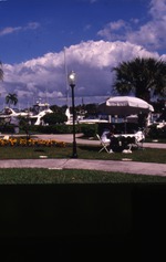 People sitting at a Marina