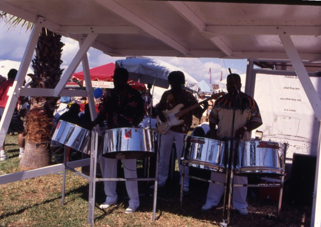 Steel drum band at the Festival of the Arts