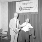American Heart Association awards with Miami Beach city officials, 1987