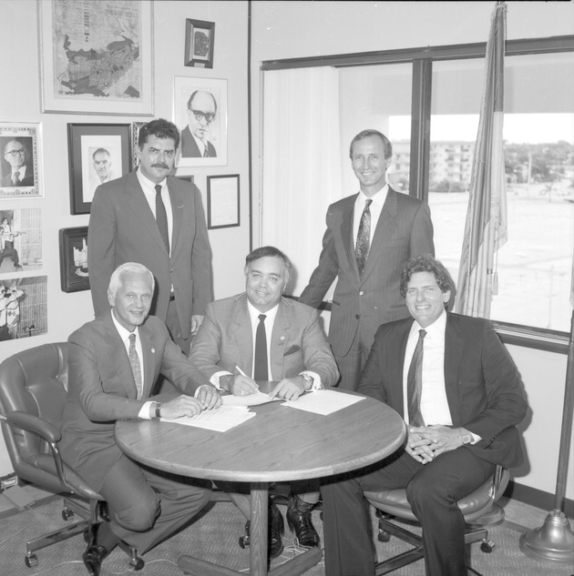 South Pointe Tower signing