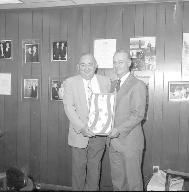 Miami Beach central services employees, 1987 - Image 1: Abe and Sara Resnick award