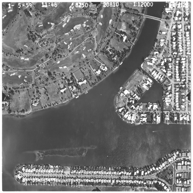 Aerial view of Biscaya Island, Indian Creek Island and Biscayne Point - 