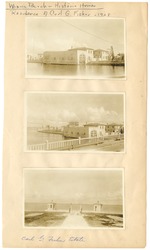 [1916-1932] Three views of the Carl G. Fisher estate and residence by the ocean