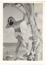 [1960] Mary Lou MacDonald - beach modeling scene