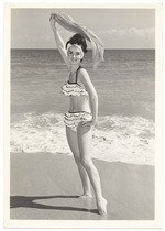 Gail Andrea - beach modeling scene