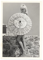 [1960] Elizabeth Alexandria - beach modeling scene
