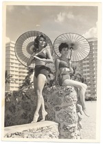 Adrienne Bourbeau and Paul McCarthy - beach modeling scene