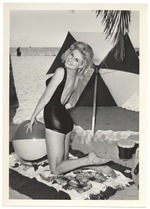 Sherri Schuper - beach modeling scene