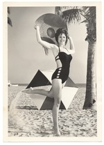 Nikki O'Connor - beach modeling scene