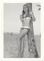 Hedy Prescott - beach modeling scene