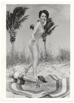 Sue Heiskill - beach modeling scene