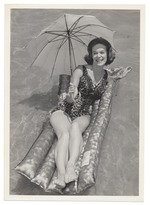 [1960] Valerie Jacjson- beach modeling scene