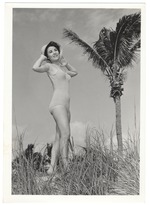 [1960] Sue Heiskill - beach modeling scene