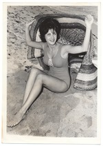 [1960] Victoria Wells - beach modeling scene