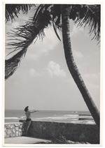 [1960] Cindy Sinclair - beach modeling scene