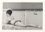 [1960] Diane Varga - beach modeling scene