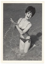 Diane Varga - beach modeling scene