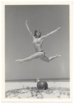 [1960] Valerie Miller - beach modeling scene