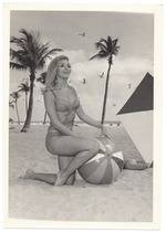[1960] P.J. Carswell - beach modeling scene
