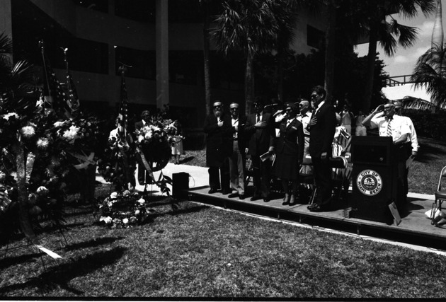 Memorial Day event at Miami Beach City Hall - View of Memorial Day event in front of City Hall