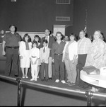 [1986] Essay contest winners at the Commission Chamber
