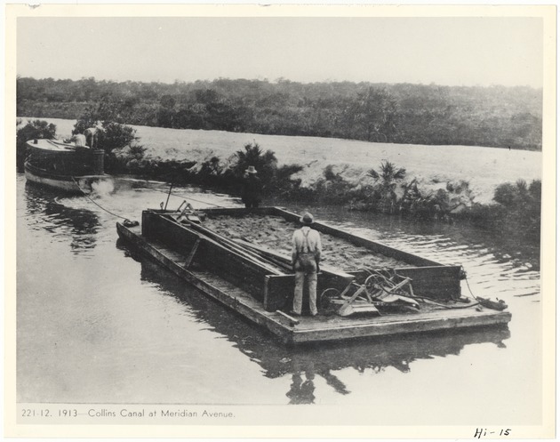 Collins Canal at Meridian Avenue - Recto Photograph