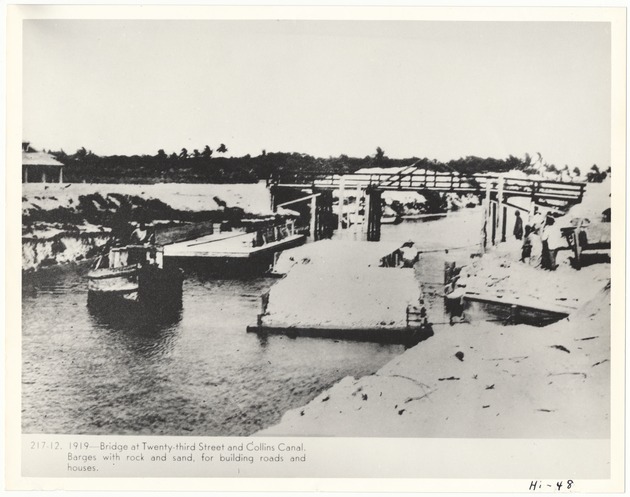 Bridge at Twenty-third Street and Collins Canal - Recto Photograph
