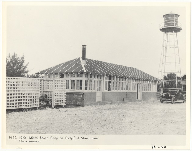 Miami Beach Dairy on Forty-first Street near Chase Avenue - Recto Photograph