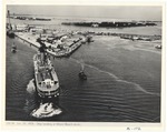 Ship landing at Miami Beach docks