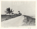 Street view photograph of Ocean Drive, looking north toward the Deauville Casino