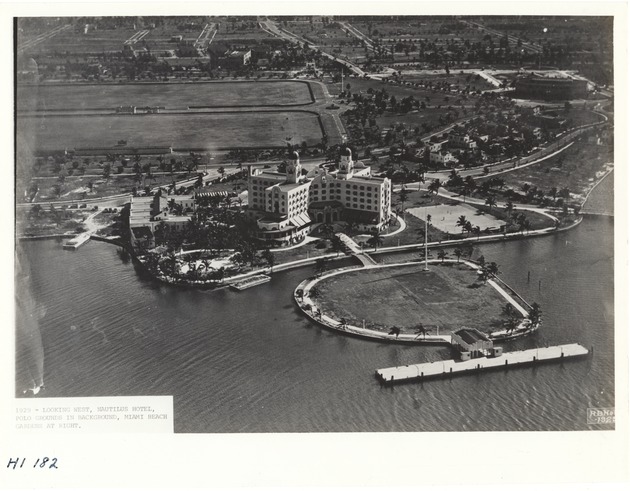 Nautilus Hotel, polo grounds and, Miami Beach Casino - Recto Photograph