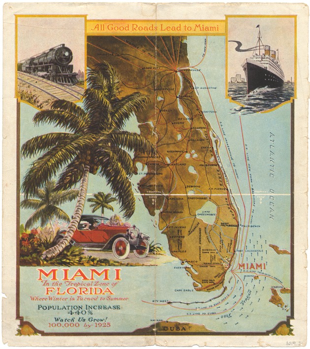 Miami In the Tropical Zone of Florida - Recto