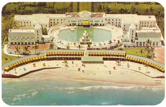The MacFadden-Deauville Hotel from the ocean - Recto