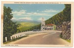 Hairpin Turn and Observation Tower, Overlooking Stamford Valley, Mohawk Trail, Mass.