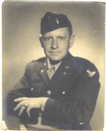 Portrait of a U.S. Army Air Corps soldier in uniform