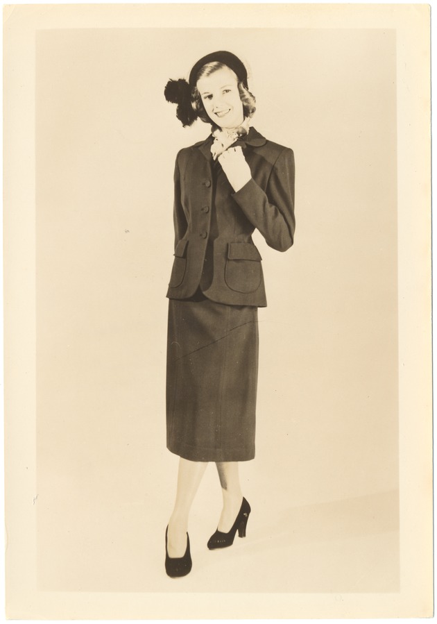 Pat Steckman : model for the Coronet Academy of Modeling and Agency - Recto Photograph
