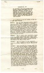 [1930-11-05] Ordinance 287: City of Miami Beach