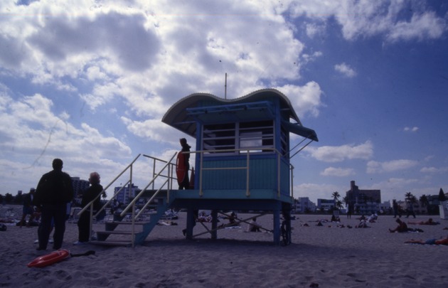 Life Guard Stations on Miami Beach - Image 1