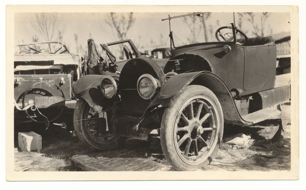 Cadillac chassis located by the Sanitary Dump on Bougainvillea Avenue - Recto Photograph