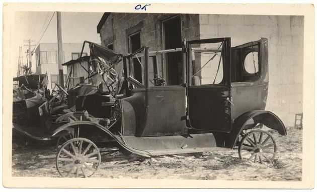 Ford Sedan located at Shorty's Garage - Recto Photograph