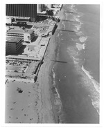 [1972-03] Aerial views of hotels and their pools right on the ocean front