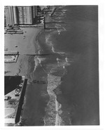 [1972-03] Aerial views of hotels on the ocean front during high tide