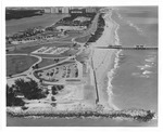 Aerial view of waterway to the ocean