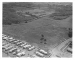 Aerial view of green spaces