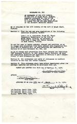 [1934-03-21] Ordinance 343: City of Miami Beach